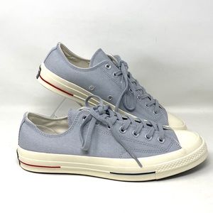 Converse 160496C Chuck 70 Low Top Wolf Grey Canvas Mens Sneakers